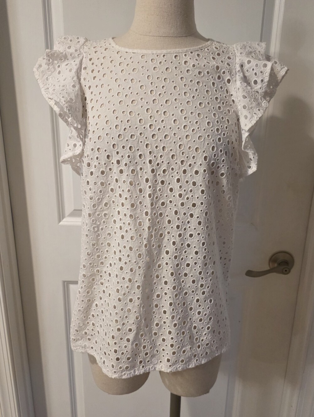 Club Monaco Embroidered Blouse Size Medium